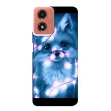 Чехлы с картинкой Лисички для Motorola MOTO G04 (VPrint) (Яркая лисичка)