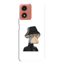 Чехлы с Обезьянами NFT для Motorola MOTO G04 (AlphaPrint) (обезьяна NFT Adidas)
