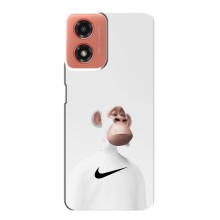 Чехлы с Обезьянами NFT для Motorola MOTO G04 (AlphaPrint) (обезьяна NFT Nike)