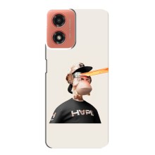 Чехлы с Обезьянами NFT для Motorola MOTO G04 (AlphaPrint) (обезьяна NFT в очках)
