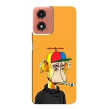 Чехлы с Обезьянами NFT для Motorola MOTO G04 (AlphaPrint) (Скучающая Обезьяна NFT)