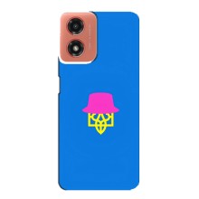 Чехлы для Motorola MOTO G04  Укр. Символика (AlphaPrint) (Шапка на гербу)
