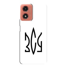 Чехлы для Motorola MOTO G04  Укр. Символика (AlphaPrint) (ЗСУ герб)
