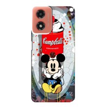 Чехол Disney Mouse Motorola MOTO G04 (PREMIUMPrint) (Американский Маус)