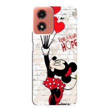 Чехол Disney Mouse Motorola MOTO G04 (PREMIUMPrint) (Heart Minni)