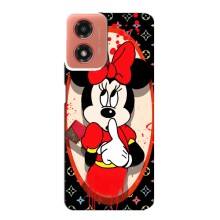 Чехол Disney Mouse Motorola MOTO G04 (PREMIUMPrint) (Минни Маус ЛВ)