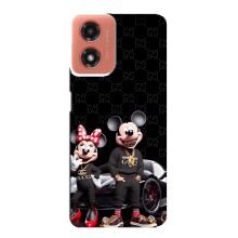 Чехол Disney Mouse Motorola MOTO G04 (PREMIUMPrint) (Семья Маусов)