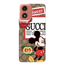 Чехол Disney Mouse Motorola MOTO G04 (PREMIUMPrint) (Стильный Микки)