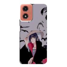 Чохол Ітачи Учіха для Моторола МОТО G04 (AlphaPrint) – Ітачі Ворони