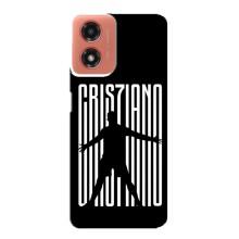 Чехол Криштиану Роналду для Motorola MOTO G04 – Cristiano