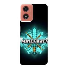 Чехол майнкрафт для Motorola MOTO G04 – MineCraft 2