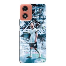 Чехол Месси футболист для Motorola MOTO G04 – Месси в Аргентине