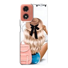 Чехол с печатью для Motorola MOTO G04 - (Мода) (AlphaPrint) (Путешествие)