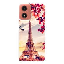 Чехол Эйфелева Башня для Motorola MOTO G04 - (AlphaPrint) (Эйфелева Башня)