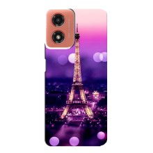 Чехол Эйфелева Башня для Motorola MOTO G04 - (AlphaPrint) (Париж Башня)