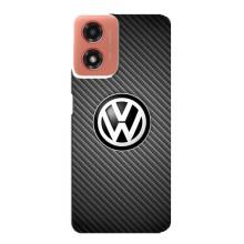Чехол "Фольксваген" для Motorola MOTO G04 – На карбоне