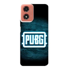 Чехол PUBG для МОТО Джи 04 (AlphaPrint) (Лого PUBG)