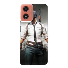 Чехол PUBG для МОТО Джи 04 (AlphaPrint) (Пабг мен)