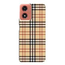 Чехол с Брендами одежды на Моторола Мото джи 04 – Burberry стиль