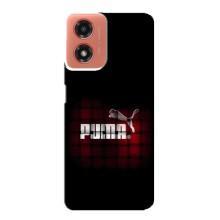 Чехол с Брендами одежды на Моторола Мото джи 04 – PUMA стиль