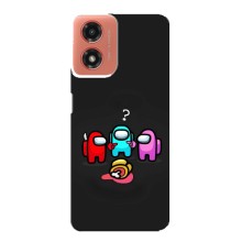 Чехол Амонг Ас для Motorola MOTO G04 (AlphaPrint) (Импостер)