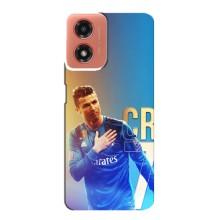 Чехол Криштиану Роналду для Motorola MOTO G04 (AlphaPrint) (CR7 Real)