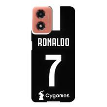Чехол Криштиану Роналду для Motorola MOTO G04 (AlphaPrint) (RONALDO 7)