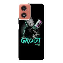 Чохол Супергерої Марвел на Моторола Мото джі 04 (Groot)