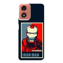 Чохол Супергерой Залізна Людина на Motorola MOTO G04 – Art Iron man