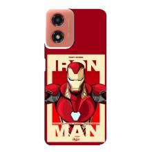 Чохол Супергерой Залізна Людина на Motorola MOTO G04 – Iron man