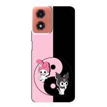 Чехол с кроликом Куроми на Motorola MOTO G04 (Куроми Инь Янь)