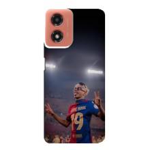 Чохол з футболістом Ламін Ямаль Motorola MOTO G04 (Ямаль на стадіоні)