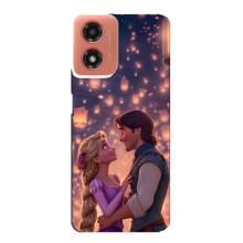 Чохол Рапунцель для Motorola MOTO G04 (Принцеса і принц)