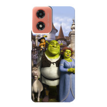 Чехол с мультфильмом Шрек на Motorola MOTO G04