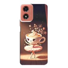Чехол с мемом Тралалело тралала на Motorola MOTO G04 (Балерина капучина)