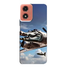 Чехол с мемом Тралалело тралала на Motorola MOTO G04 (Бомбардиро крокодило)