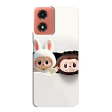 Чехол с Лабубу на Motorola MOTO G04 – Лабубу