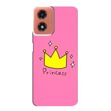 Девчачий Чехол для Motorola MOTO G04 – Princess