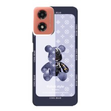 Крутые Чехлы Луи Виттон для Motorola MOTO G04 (AlphaPrint) (Медвежонок LV)