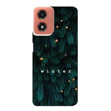 Новогодние, Праздничные Чехлы для Motorola MOTO G04 - 2024 год (Winter)