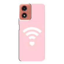 Силиконовые Чехлы Любимому человеку для Motorola MOTO G04 – WiFi Love