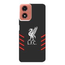 Силиконовые Чехлы принт Футбол на Motorola MOTO G04 – Эмблема Liverpool