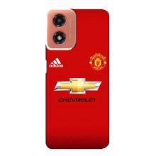 Силиконовые Чехлы принт Футбол на Motorola MOTO G04 – Man United