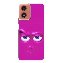 Силиконовые Чехлы (смешные стикеры) для Motorola MOTO G04 – Хитрая мордочка