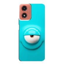 Силиконовые Чехлы (смешные стикеры) для Motorola MOTO G04 – Одноглазик