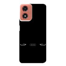 Силиконовый бампер с картинкой машины на Motorola MOTO G04 – Силует Audi