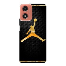 Силиконовый Чехол Nike Air Jordan на Моторола Мото джи 04 (Джордан 23)