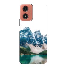 Силиконовый чехол с КАРТИНКАМИ лето для Motorola MOTO G04 (AlphaPrint) (Гори)