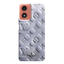 Текстурный Чехол Louis Vuitton для Моторола Мото джи 04 (Белый ЛВ)