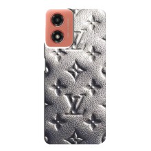 Текстурный Чехол Louis Vuitton для Моторола Мото джи 04 (Бежевый ЛВ)